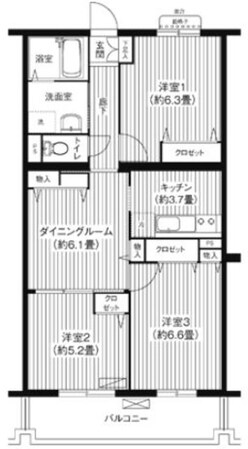 オーキッドレジデンス港北綱島ウエストの物件間取画像